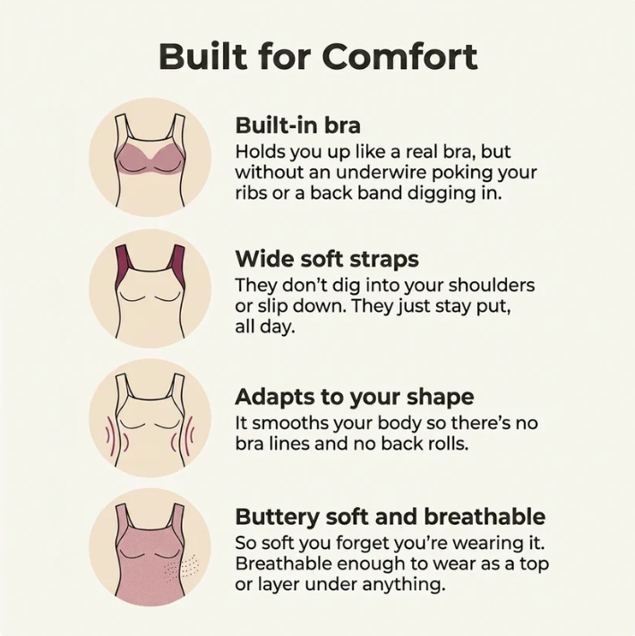 Built-in Bra Comfort Shaper Tank